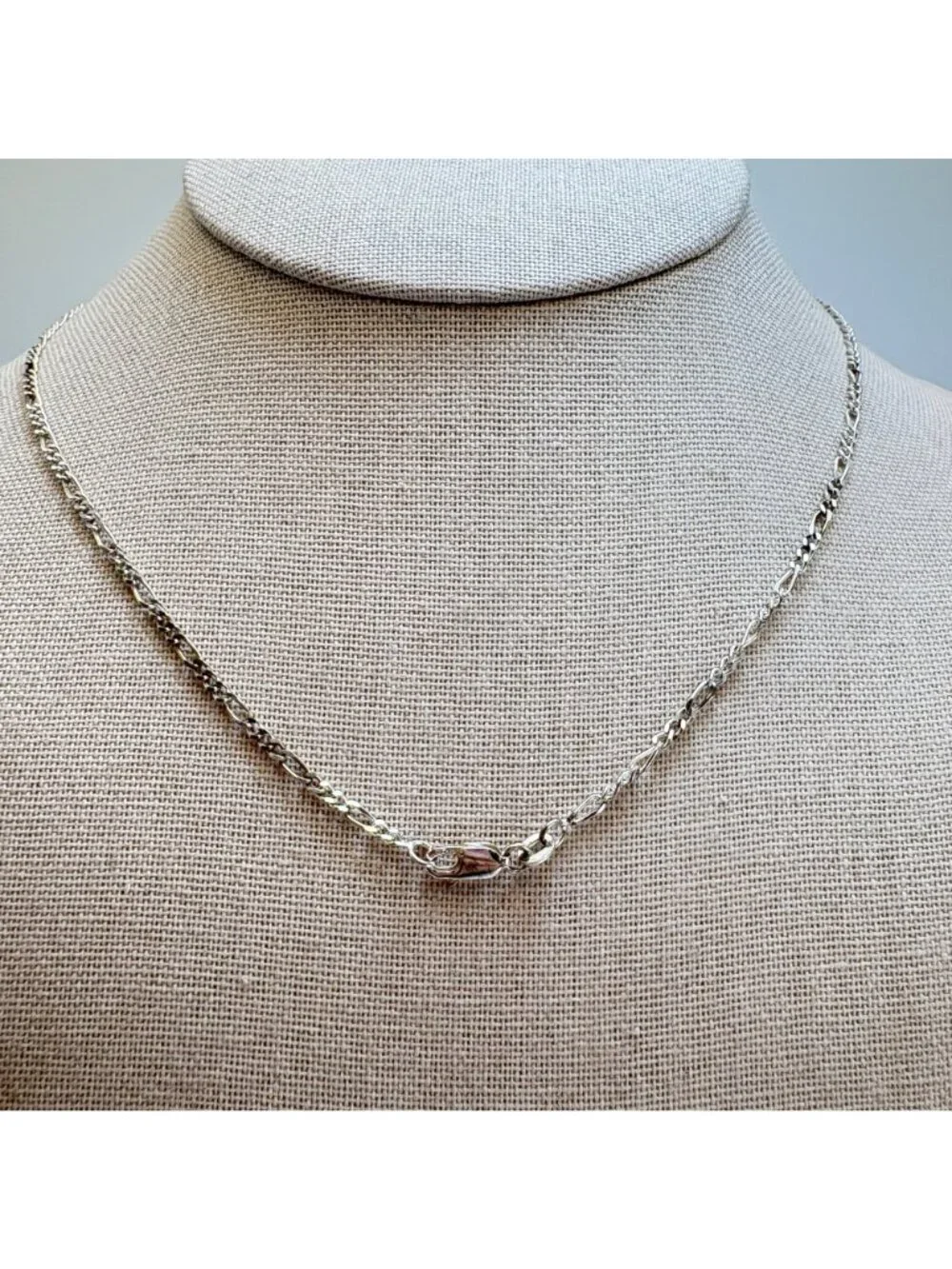 Crucifix Cross Pendant Necklace Lobster Clasp 925 Sterling Silver 24